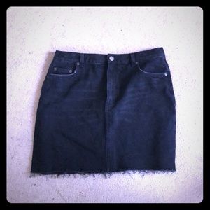 & Other Stories Raw Hem Denim Skirt